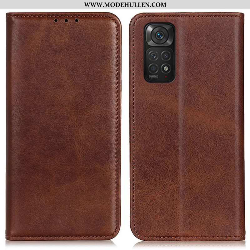 Schutzhülle Für Xiaomi Redmi Note 11 / 11S Flip Case Elegantes Spaltleder