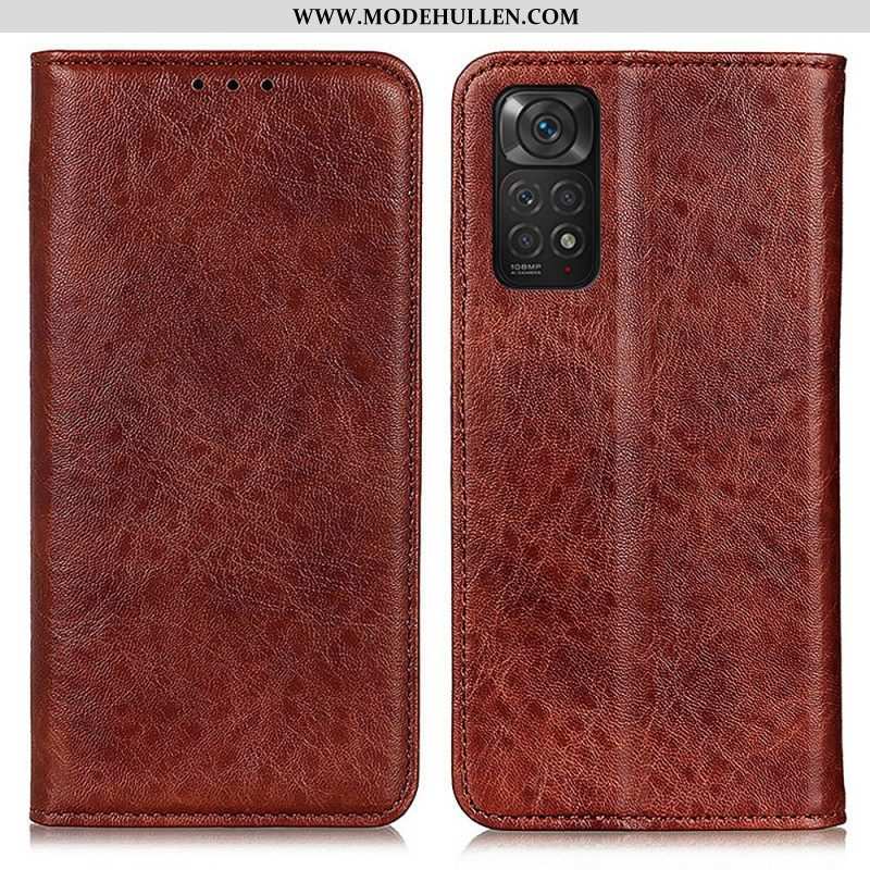 Schutzhülle Für Xiaomi Redmi Note 11 / 11S Flip Case Lederstruktur