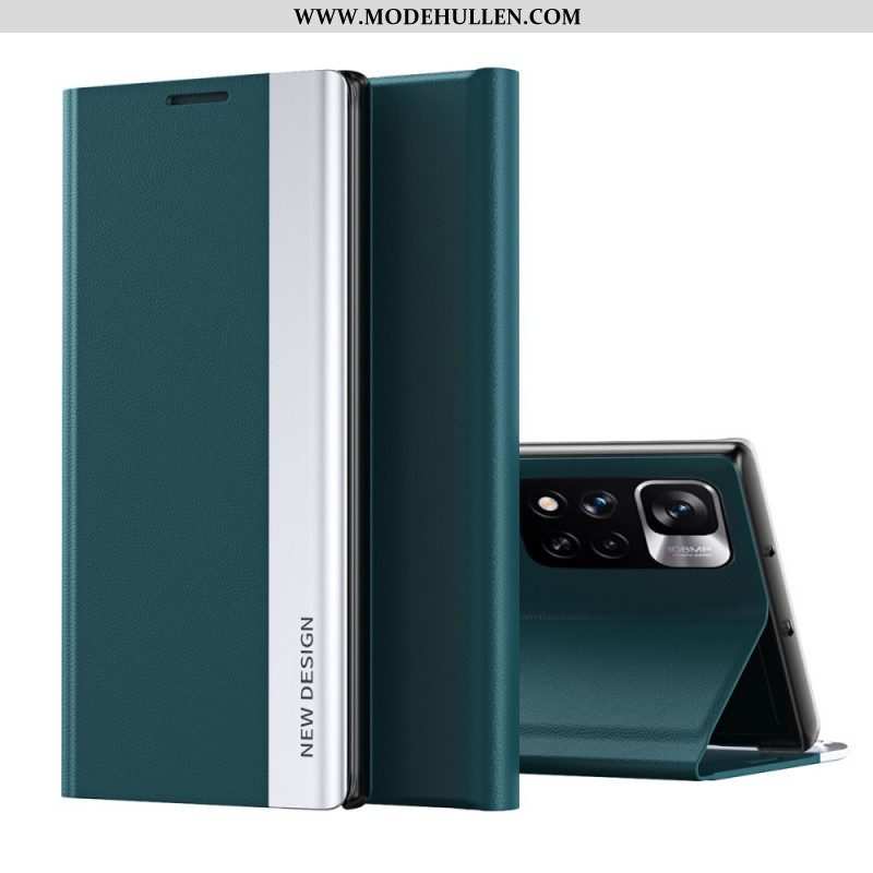 Schutzhülle Für Xiaomi Redmi Note 11 Pro Plus 5G Flip Case Neues Design Aus Kunstleder