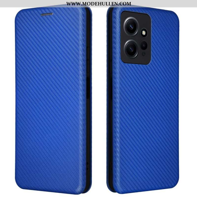 Schutzhülle Für Xiaomi Redmi Note 12 4G Flip Case Kohlefaser