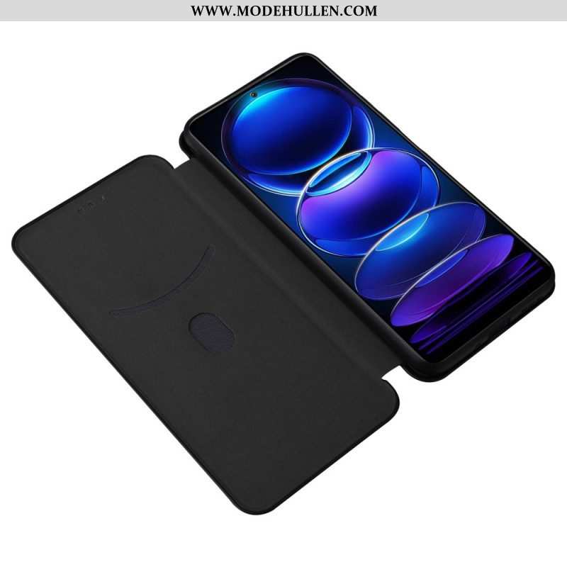 Schutzhülle Für Xiaomi Redmi Note 12 5G Flip Case Kohlefaser