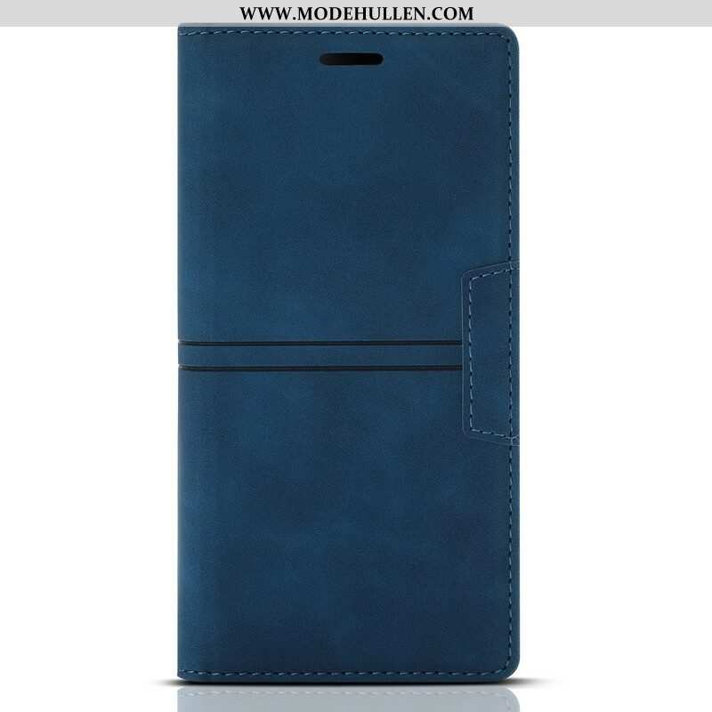 Schutzhülle Für iPhone 13 Mini Flip Case Stil: Ledernaht. Magnetverschluss