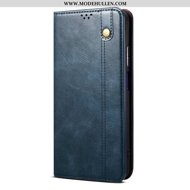 Schutzhülle Für iPhone 13 Pro Flip Case Gewachstes Kunstleder