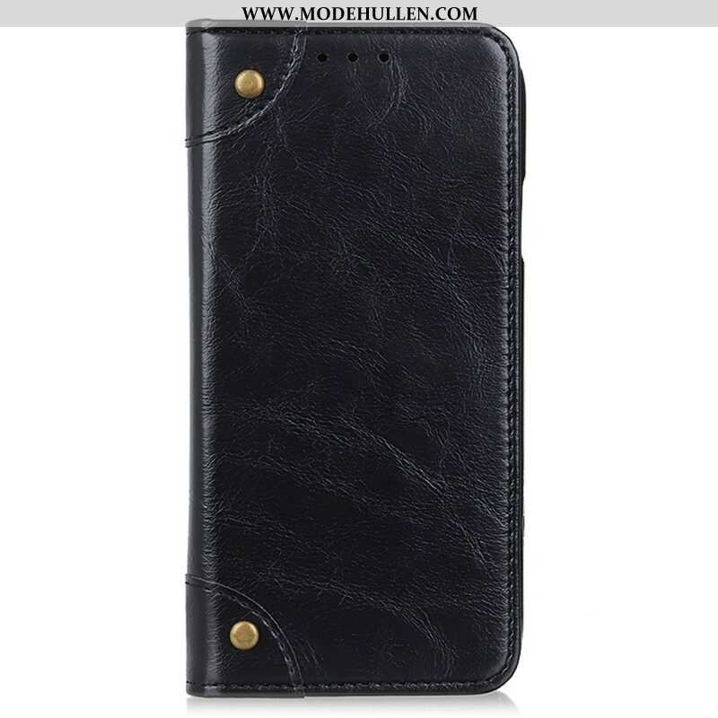 Schutzhülle Für iPhone 13 Pro Flip Case Vintage-nieten