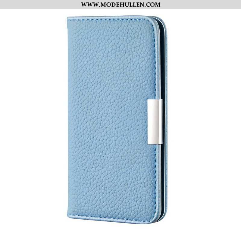 Schutzhülle Für iPhone 13 Pro Max Flip Case Kunstleder Litschi Ultra Chic