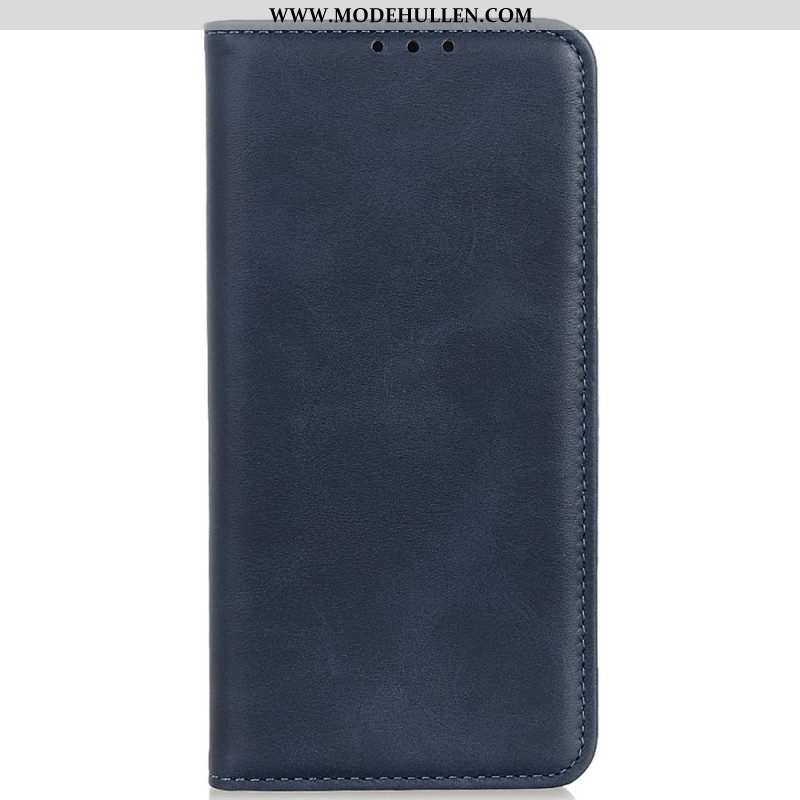 Schutzhülle Für iPhone 14 Flip Case Elegantes Spaltleder