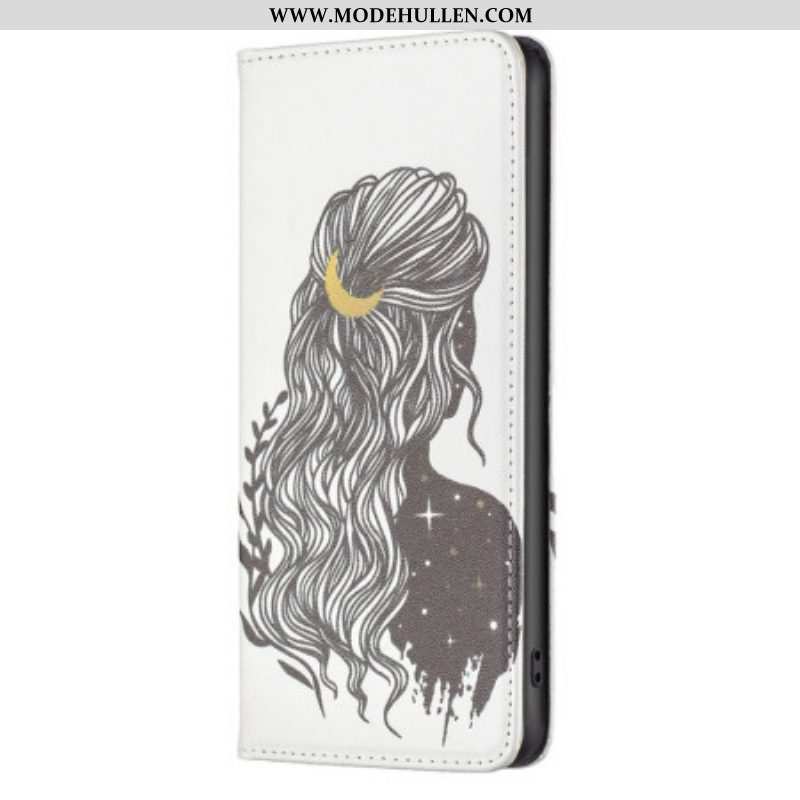 Schutzhülle Für iPhone 14 Pro Flip Case Schöne Haare