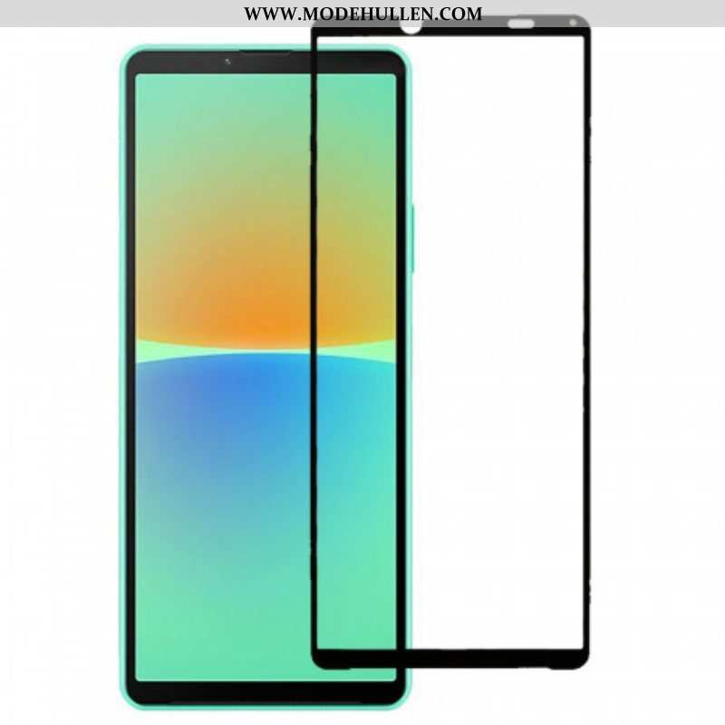 Sony Xperia 10 Iv Displayschutzfolie Aus Gehärtetem Glas Mit Schwarzem Rand