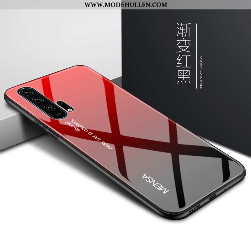 Hülle Honor 20 Pro Glas Persönlichkeit Schutz Trend Silikon Rot Alles Inklusive Rote