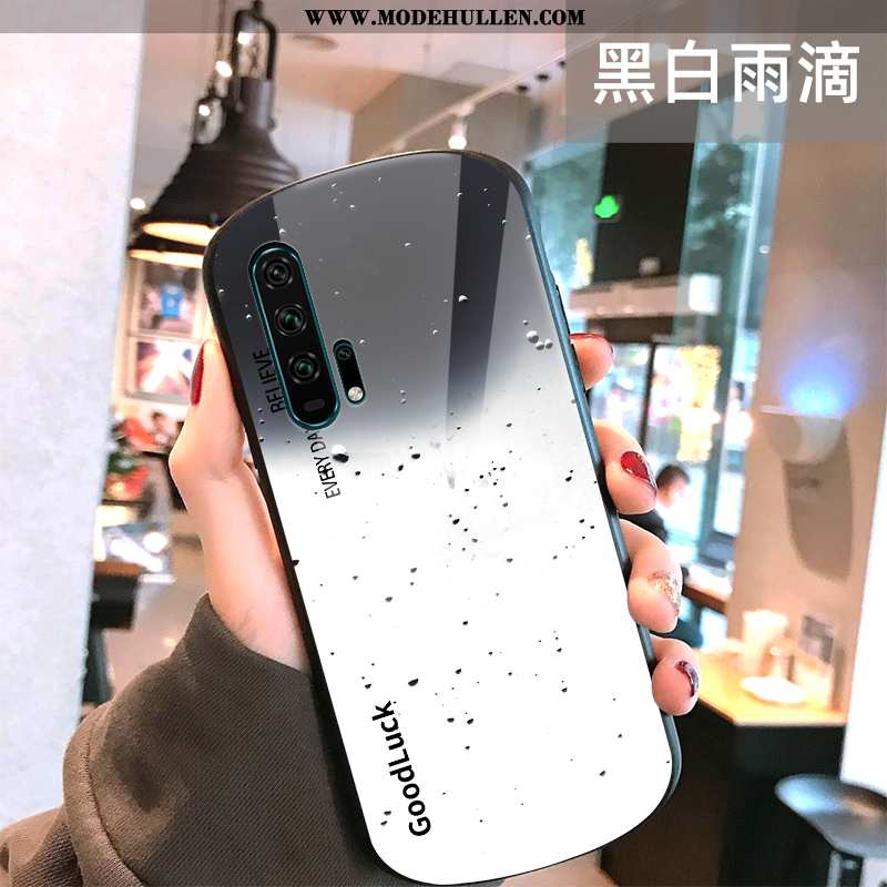 Hülle Honor 20 Pro Schutz Glas Case Handy Einfassung Super Rote