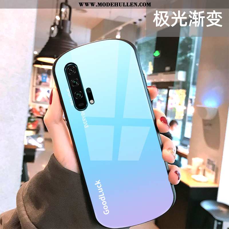 Hülle Honor 20 Pro Schutz Glas Case Handy Einfassung Super Rote