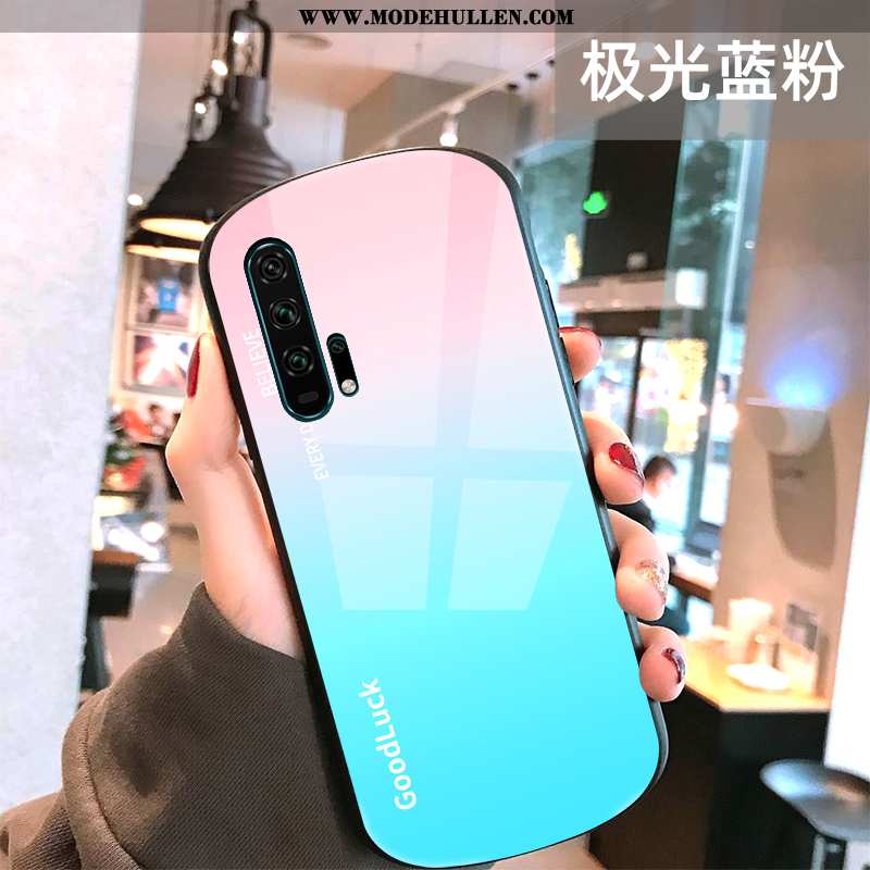 Hülle Honor 20 Pro Schutz Glas Case Handy Einfassung Super Rote