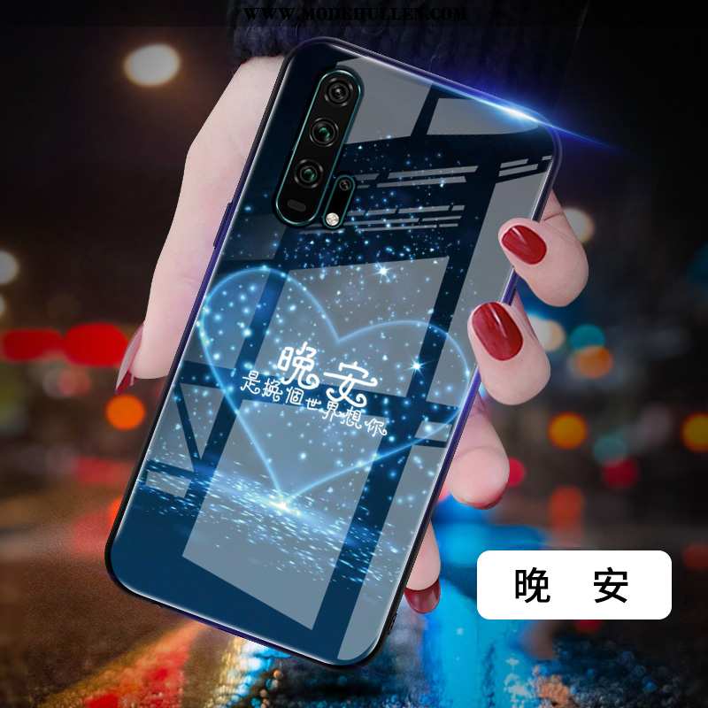 Hülle Honor 20 Pro Schutz Glas Netto Rot Leichtgewicht Anti-sturz Handy Mode Blau