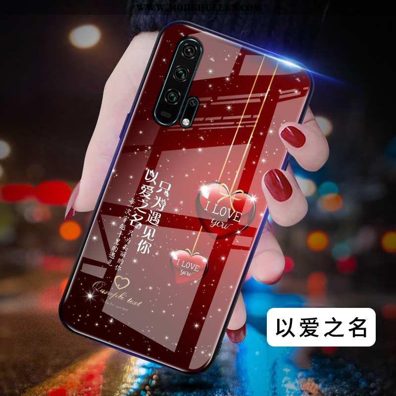 Hülle Honor 20 Pro Schutz Glas Netto Rot Leichtgewicht Anti-sturz Handy Mode Blau
