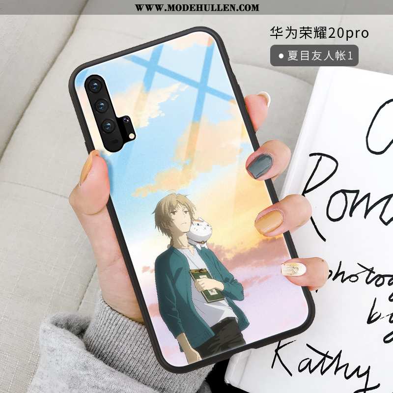 Hülle Honor 20 Pro Schutz Glas Orange Persönlichkeit Alles Inklusive Case Weiche