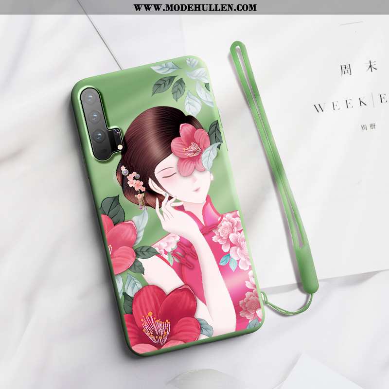 Hülle Honor 20 Pro Silikon Schutz Dünne Chinesische Art Persönlichkeit Case Grün