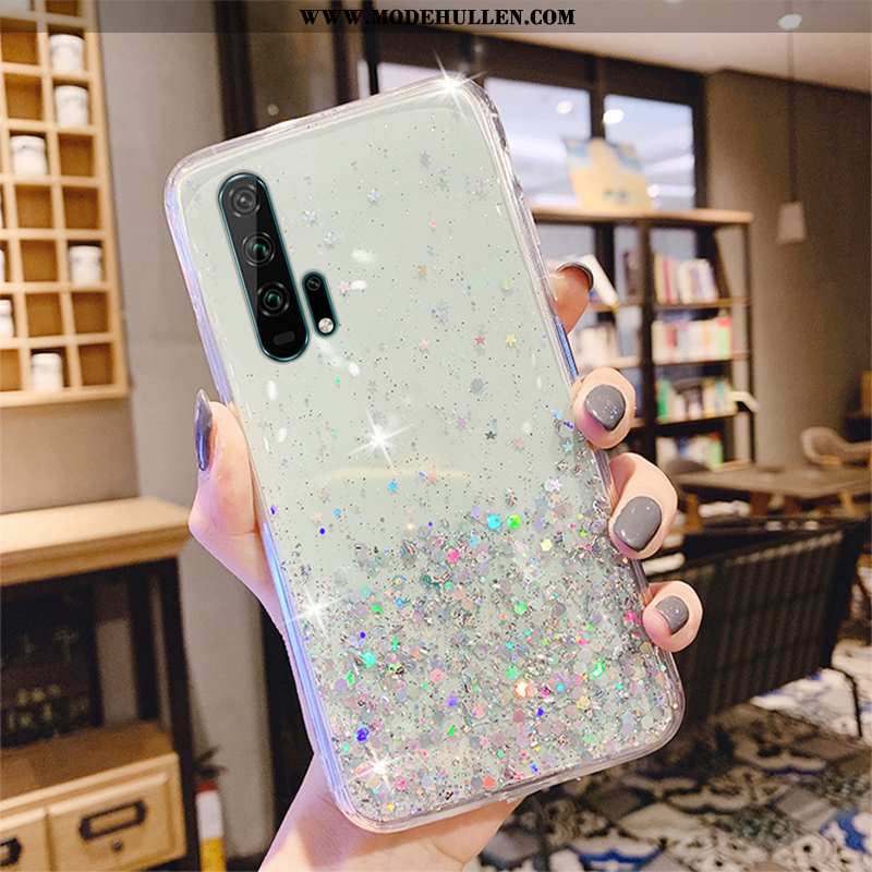 Hülle Honor 20 Pro Transparent Persönlichkeit Luxus Grün Handy Case