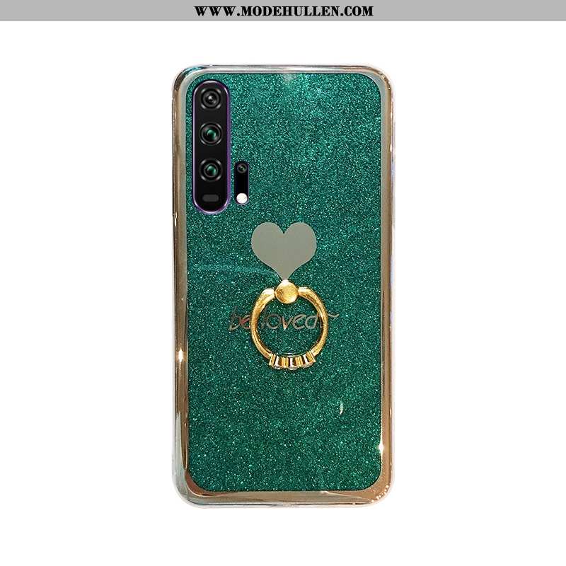 Hülle Honor 20 Pro Weiche Ring Case Pulver Überzug Grün