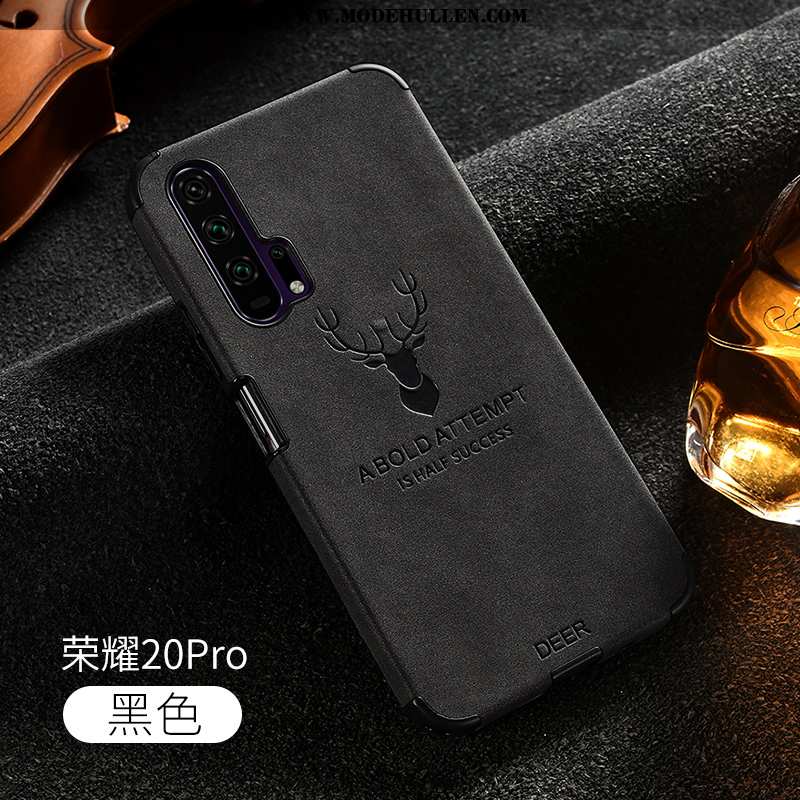 Hülle Honor 20 Pro Weiche Silikon Case Nubuck Trend Alles Inklusive Persönlichkeit Grau