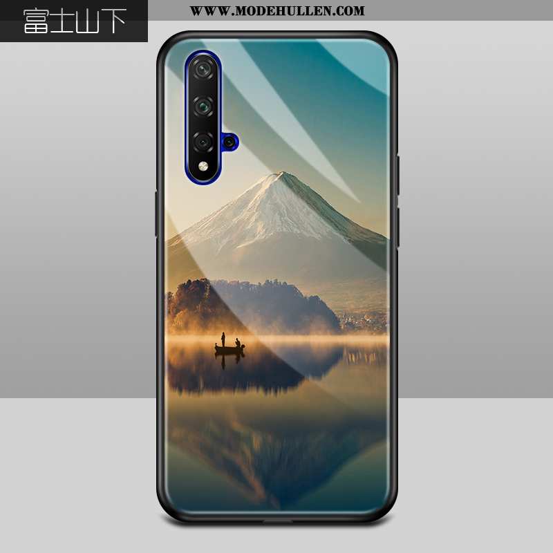 Hülle Honor 20 Trend Silikon Handy Einfassung Alles Inklusive Kreativ Glas Dunkelblau