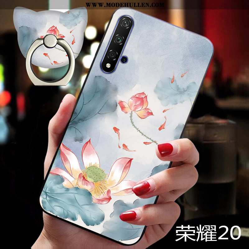 Hülle Honor 20 Trend Super Chinesische Art Wind Anti-sturz Weiche Dünne Blau