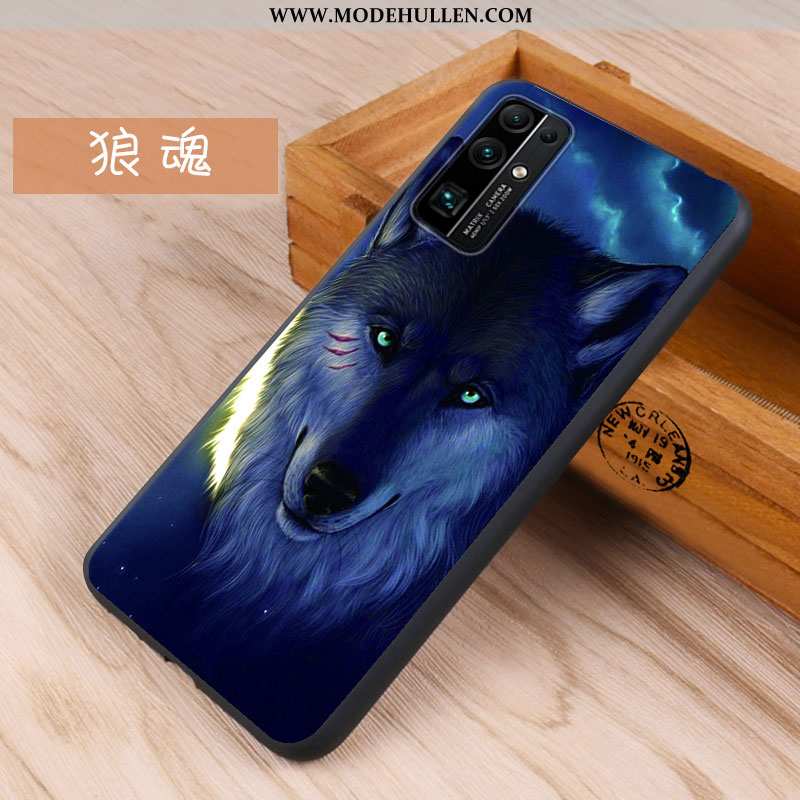 Hülle Honor 30 Trend Weiche Blau Silikon Case Handy