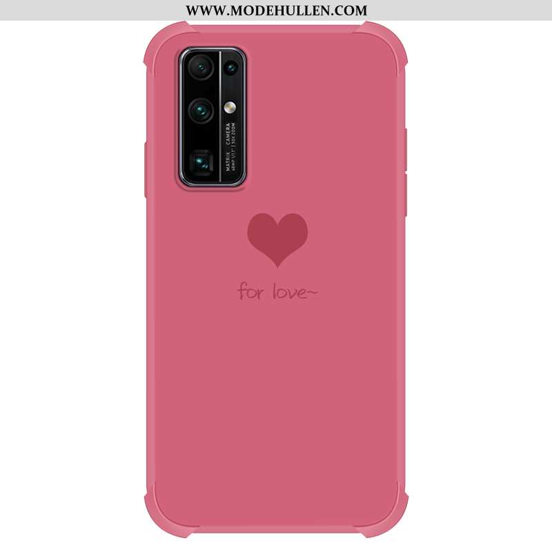 Hülle Honor 30 Weiche Silikon Mode Case Rot Netto Rot Handy Rote