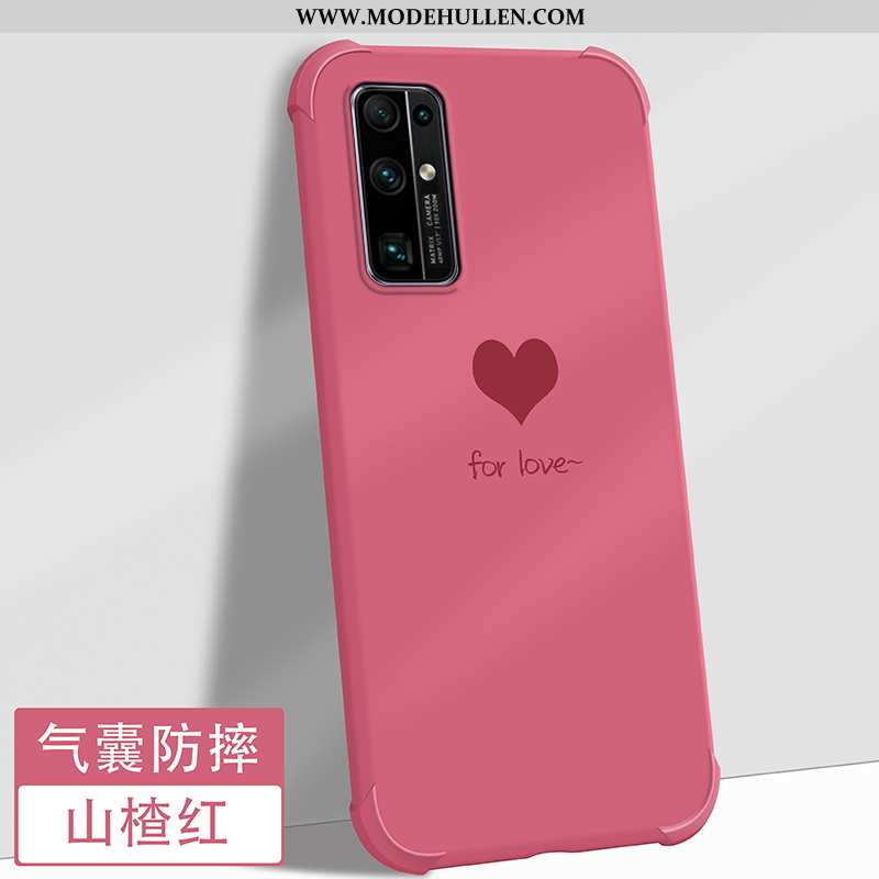 Hülle Honor 30 Weiche Silikon Mode Case Rot Netto Rot Handy Rote
