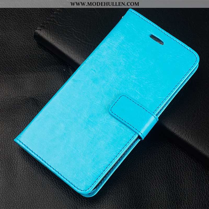 Hülle Honor 30s Lederhülle Schutz Anti-sturz Handy Clamshell Blau