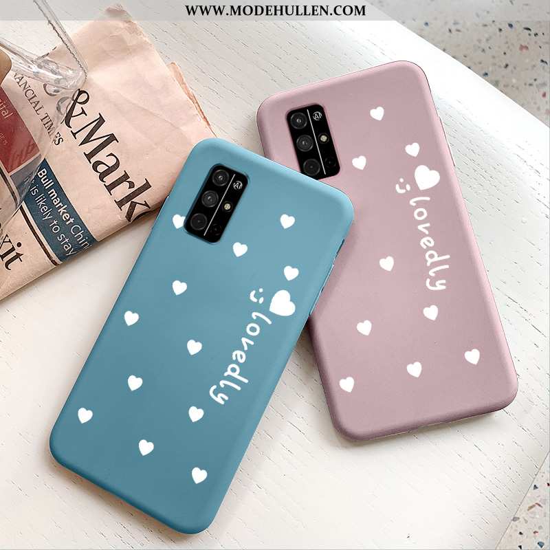 Hülle Honor 30s Persönlichkeit Silikon Handy Sterne Mini Case Liebe Blau