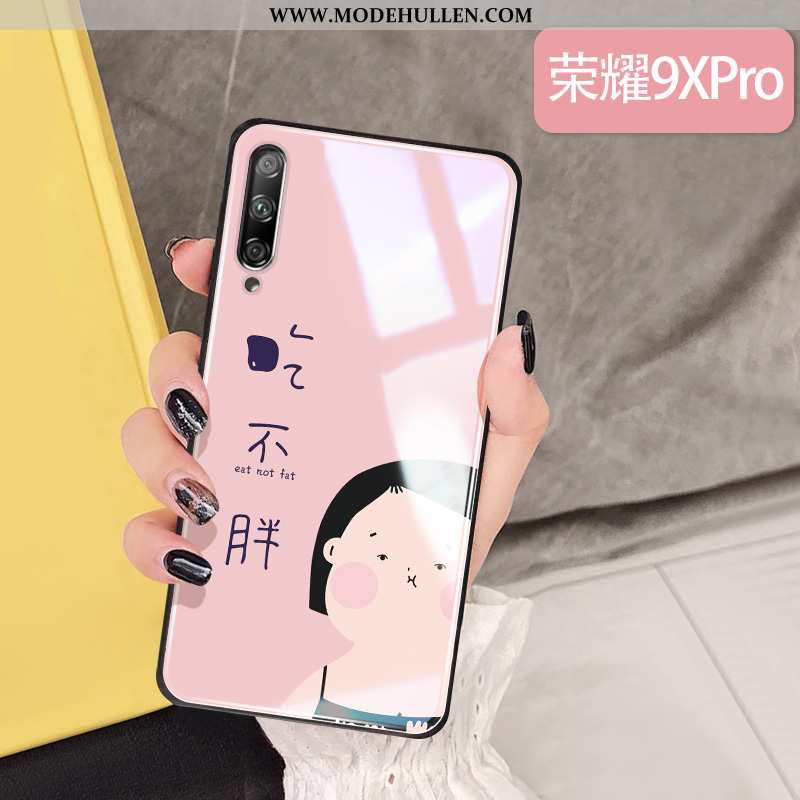 Hülle Honor 9x Pro Kreativ Karikatur Persönlichkeit Weiche Case Rosa