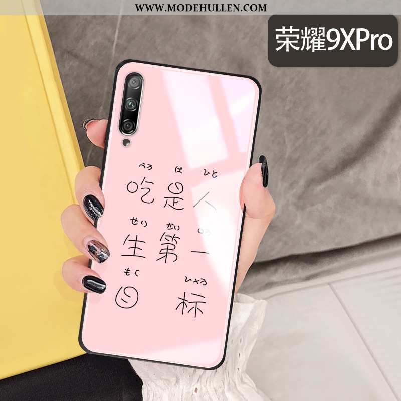 Hülle Honor 9x Pro Kreativ Karikatur Persönlichkeit Weiche Case Rosa