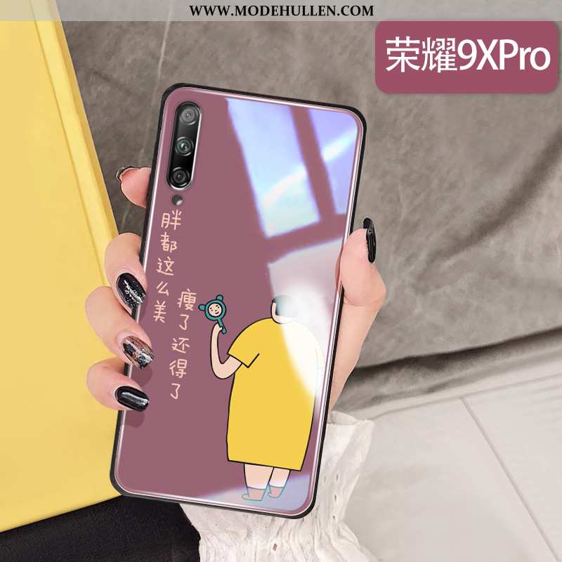 Hülle Honor 9x Pro Kreativ Karikatur Persönlichkeit Weiche Case Rosa