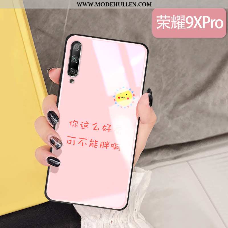 Hülle Honor 9x Pro Kreativ Karikatur Persönlichkeit Weiche Case Rosa