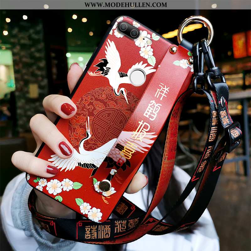 Hülle Honor 9x Pro Retro Trend Weiche Chinesische Art Jugend Hängende Verzierungen Silikon Rote