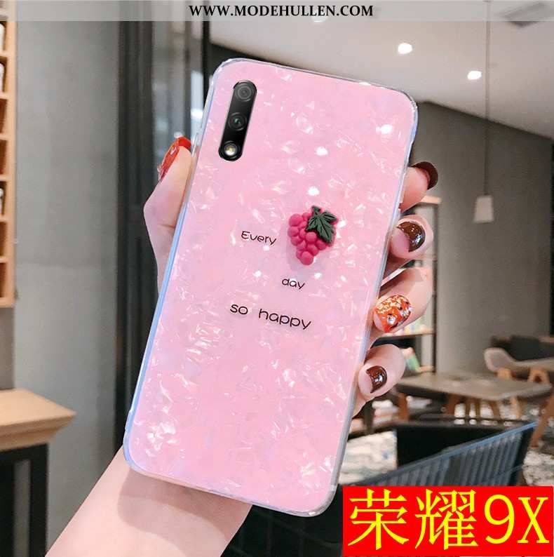 Hülle Honor 9x Transparent Persönlichkeit Anti-sturz Neu Handy Schutz Weiche Rosa