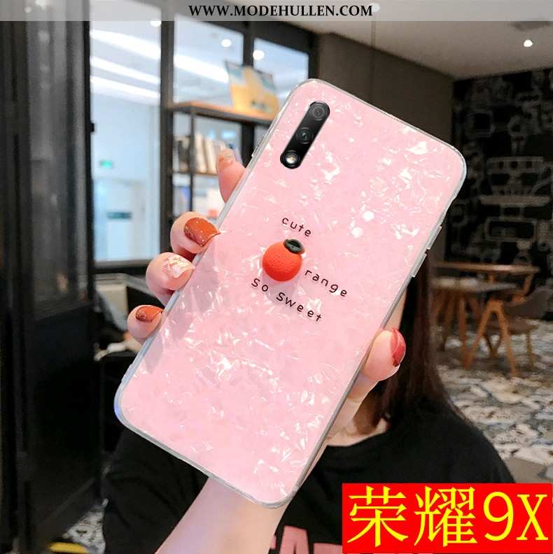 Hülle Honor 9x Transparent Persönlichkeit Anti-sturz Neu Handy Schutz Weiche Rosa