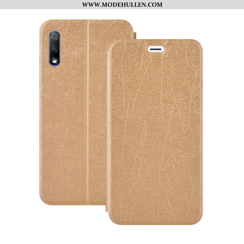 Hülle Honor 9x Weiche Schutz Handy Case Gold Folio