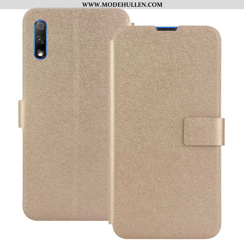 Hülle Honor 9x Weiche Schutz Handy Case Gold Folio