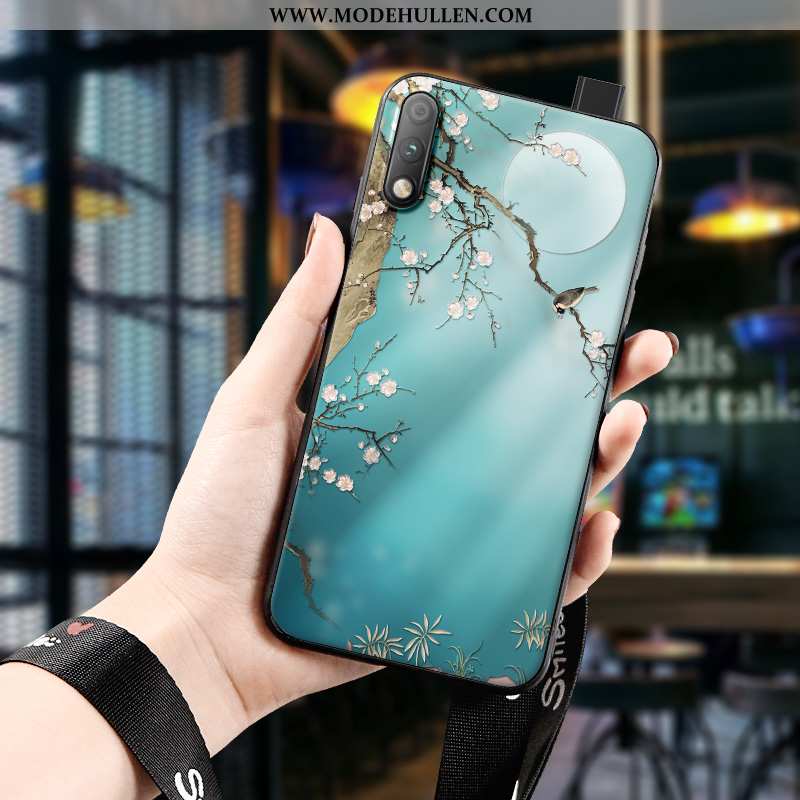 Hülle Honor 9x Weiche Silikon Trend Einfassung Schutz Kunst Anti-sturz Grün