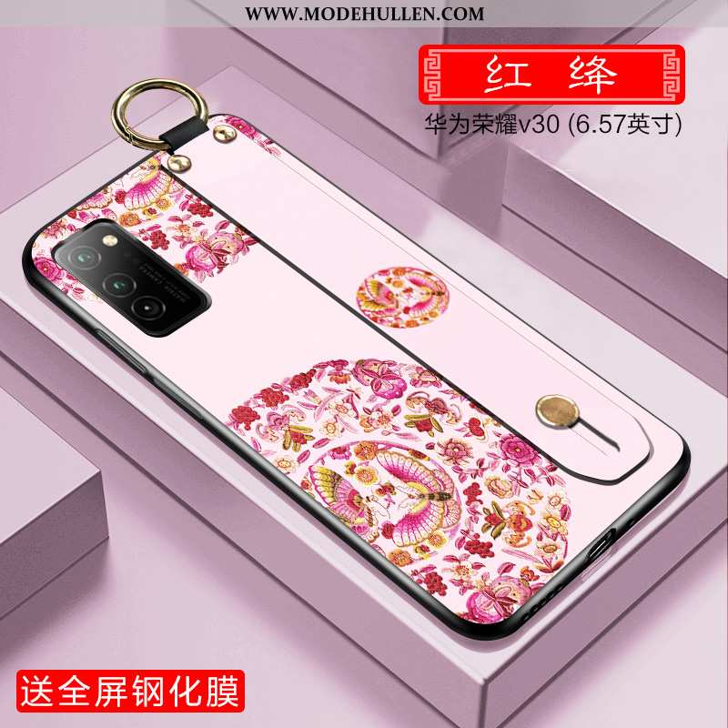 Hülle Honor View30 Dünne Schutz Rosa Chinesische Art Case Handy