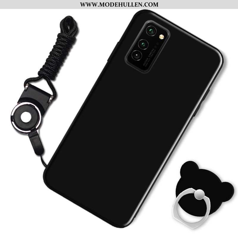 Hülle Honor View30 Mode Trend Einfassung Handy Einfach Case Schwarz