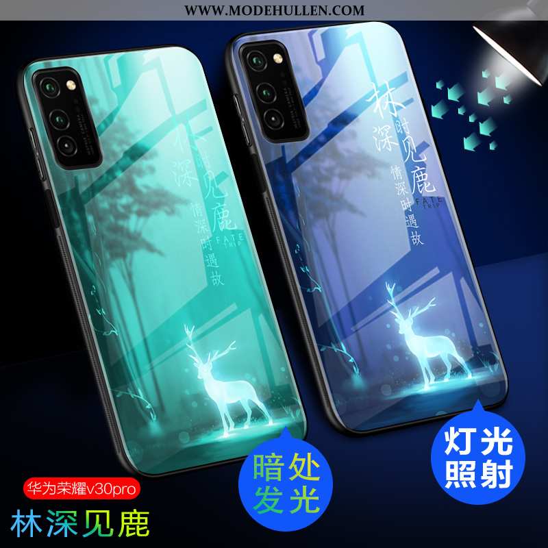 Hülle Honor View30 Pro Schutz Glas Super Case Persönlichkeit Schwer Grün