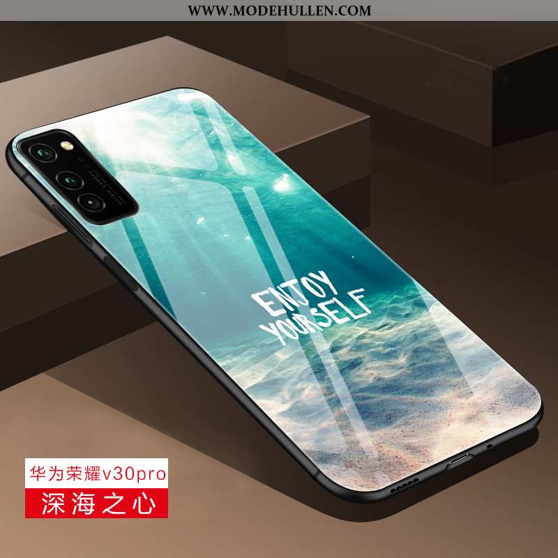 Hülle Honor View30 Pro Schutz Glas Super Case Persönlichkeit Schwer Grün