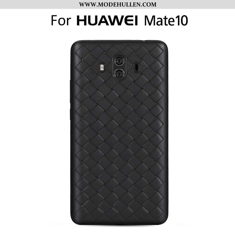 Hülle Huawei Mate 10 Dünne Zubehör Schutz Neu Business Flecht Super Rosa