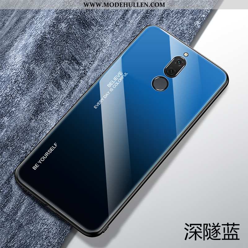 Hülle Huawei Mate 10 Lite Trend Super Weiche Alles Inklusive Persönlichkeit Glas Kreativ Blau