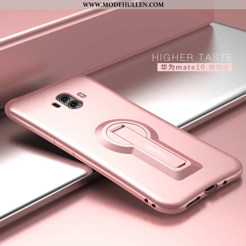 Hülle Huawei Mate 10 Nubuck Persönlichkeit Dünne Case Kreativ Super Lila