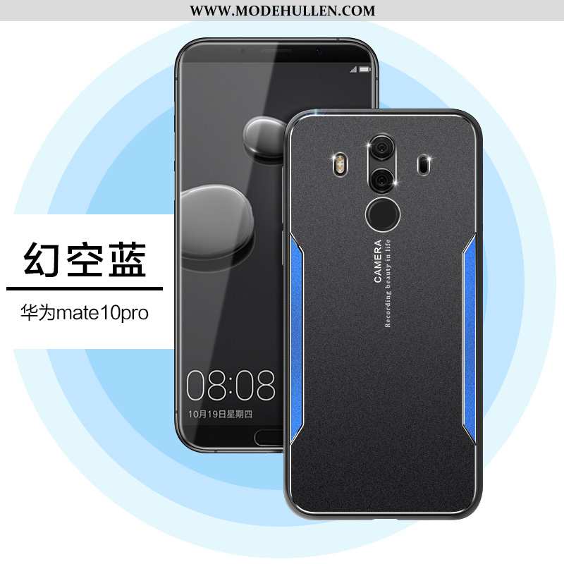 Hülle Huawei Mate 10 Pro Metall Schutz Super Anti-sturz Dünne Handy Trend Schwarz