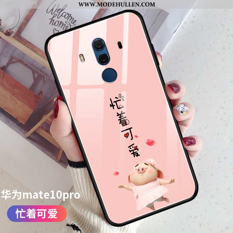 Hülle Huawei Mate 10 Pro Weiche Dünne Anti-sturz Rosa Karikatur Handy