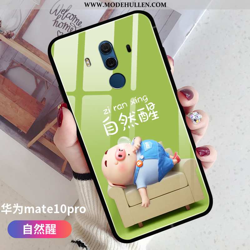 Hülle Huawei Mate 10 Pro Weiche Dünne Anti-sturz Rosa Karikatur Handy